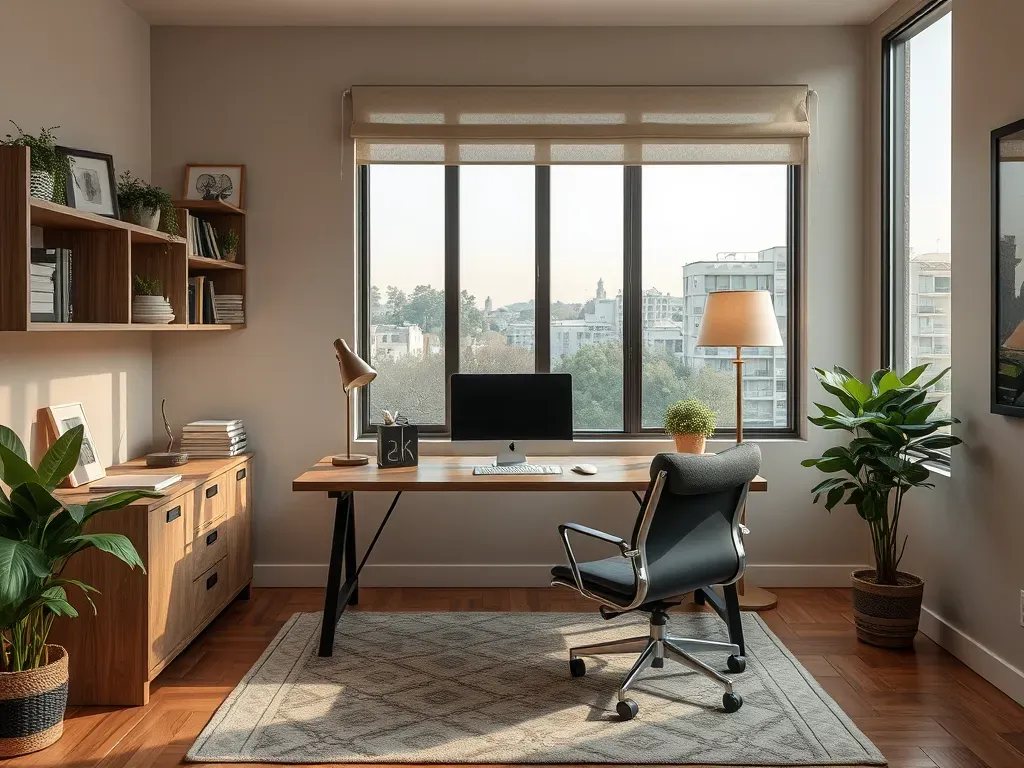 stylowe biuro w domu